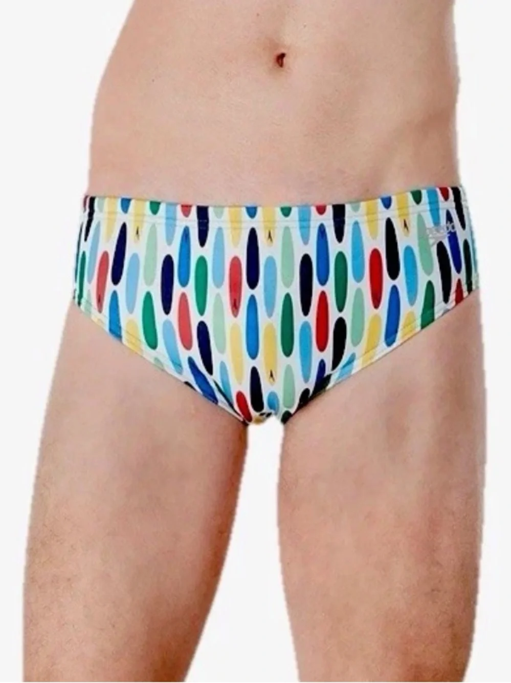 Speedo Men’s Swim Brief 32 or 34 Eco Endurance Wave Crusher Good Vibes NWT